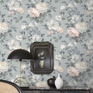 Borastapeter|Tapete beige gelb nordisch floral|Tapeten