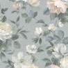 Borastapeter|Papel pintado flores grandes elegante gris suave|Papel Pintado