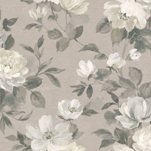 Rasch|Wallpaper ornamental blue floral print|Wallpaper