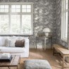 Borastapeter|Wallpaper silver grey floral|Wallpaper
