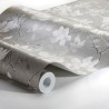 Borastapeter|Papier peint magnolias blanches argentées|Papier Peint