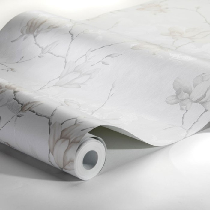 Papel pintado magnolias blancas lujoso - Borastapeter In Bloom 7229