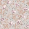 Borastapeter|Tapete metallische rosa Magnolien|Tapeten