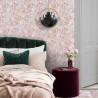 Borastapeter|Tapete metallische rosa Magnolien|Tapeten