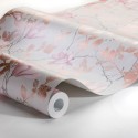 Borastapeter|Tapete metallische rosa Magnolien|Tapeten