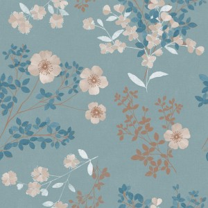 Borastapeter|Papel pintado clásico liso azul|Papel Pintado