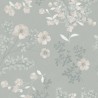 Borastapeter|Tapete silbergrau metallisch Blumen|Tapeten