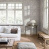 Borastapeter|Wallpaper metallic silver grey flowers|Wallpaper
