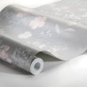 Papel pintado flores gris plata metalizado - Borastapeter In Bloom 7233