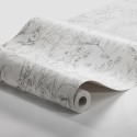 Borastapeter|Papier peint enfant nordique renards lapins forêt|Papier Peint