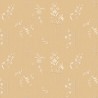 Borastapeter|Papier peint Art Déco floral jaune gris métallisé|Papier Peint