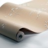 Borastapeter|Papier peint Art Déco floral jaune gris métallisé|Papier Peint
