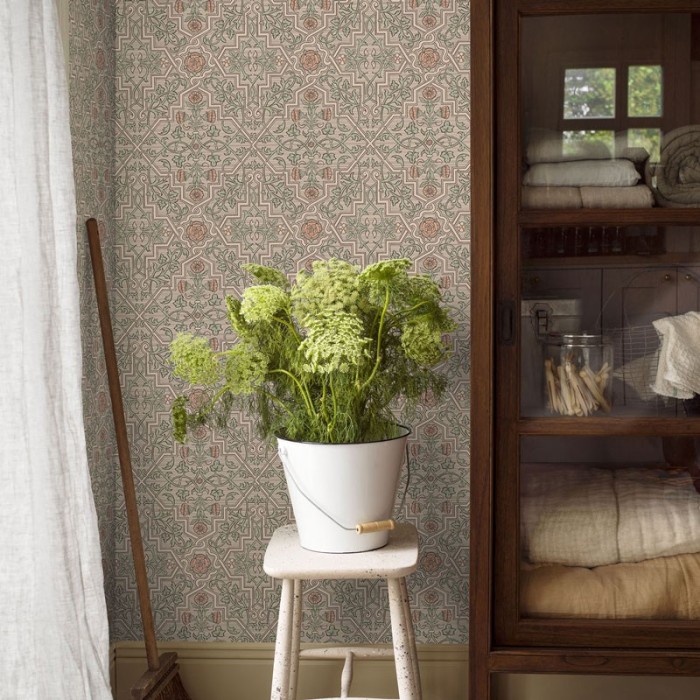 Papel pintado nórdico renacentista tostados - Borastapeter Anno 4501