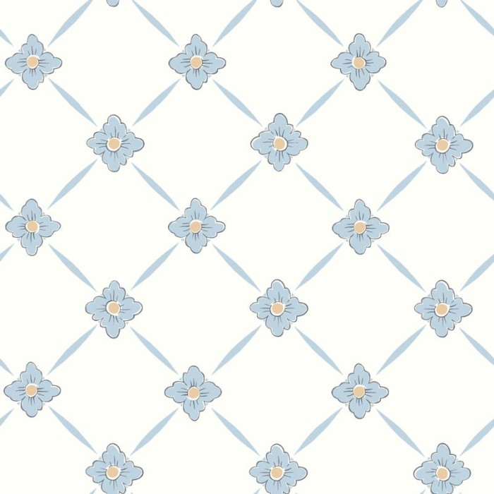 Borastapeter|Papel pintado floral geométrico intemporal|Papel Pintado