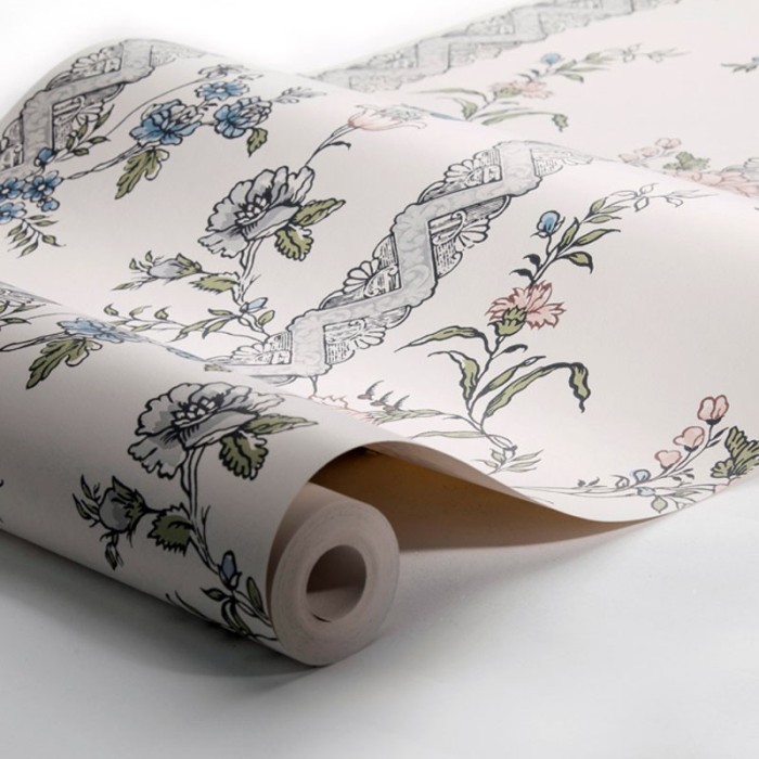 Borastapeter|Papel pintado floral nórdico encaje|Papel Pintado