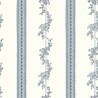 Borastapeter|Papier peint fleurs bandes gris bleuâtre|Papier Peint