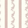 Borastapeter|Papier peint fleurs rayées rose mat classique|Papier Peint