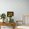 Borastapeter|Papel pintado rústico contemporáneo verde azul|Papel Pintado