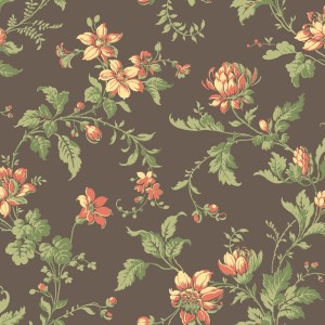 Borastapeter|Papier peint fleurs gros bourgeons verts|Papier Peint