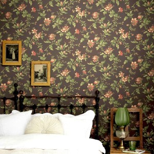 Borastapeter|Papier peint fleurs gros bourgeons verts|Papier Peint 2