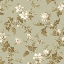 Borastapeter|Papier peint fleurs gros bourgeons verts|Papier Peint