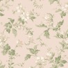 Borastapeter|Tapete cremig grün weiß rosa Blumen|Tapeten