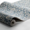 Borastapeter|Papier peint ornemental médaillons bleuâtres|Papier Peint