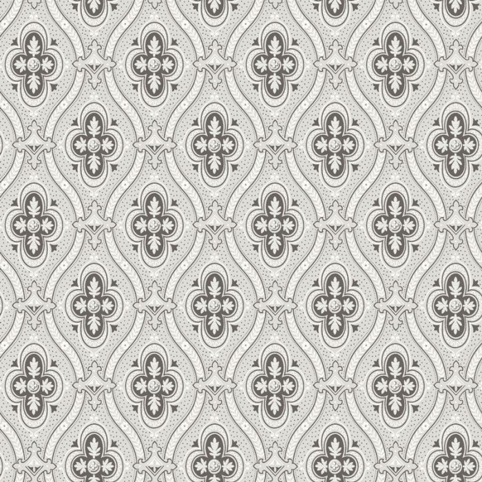 Papel pintado nórdico gris claro blanco negro - Borastapeter Anno 4525