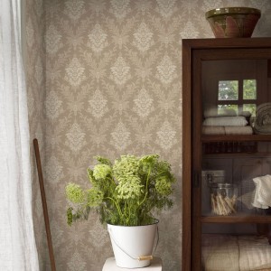 Borastapeter|Wallpaper elegant grey white cream small flowers|Wallpaper 2