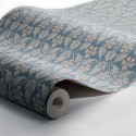 Borastapeter|Wallpaper Art Nouveau small blue flowers|Wallpaper