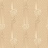 Borastapeter|Papier peint Art Nouveau rayures floral beige|Papier Peint