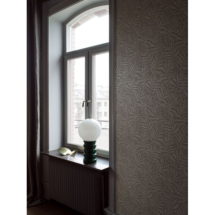 Borastapeter|Wallpaper elegant brownish grey palm leaves|Wallpaper