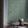 Borastapeter|Papier peint feuilles de palmier moderne vert nacré|Papier Peint