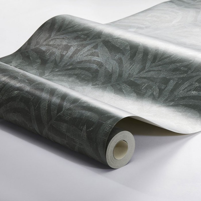 Borastapeter|Wallpaper pearly green modern palm leaves|Wallpaper