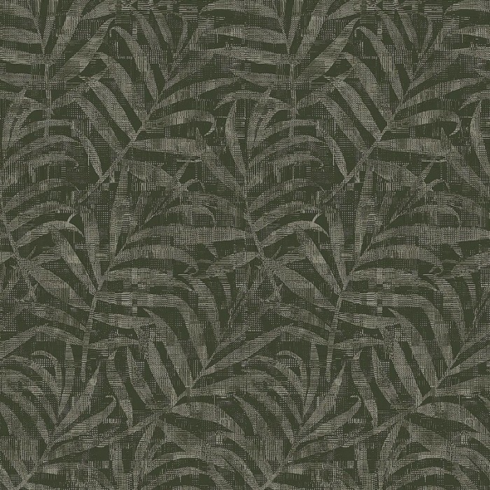 Borastapeter|Papel pintado hojas palmera safari verde nacarado|Papel Pintado