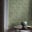 Borastapeter|Papier peint feuilles de palmier safari vert nacré|Papier Peint