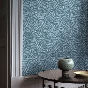 Caselio|Papier peint gris perle aspect textile|Papier Peint 2