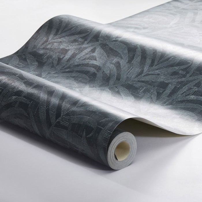 Borastapeter|Papier peint feuilles de palmier bleu vif brillant|Papier Peint