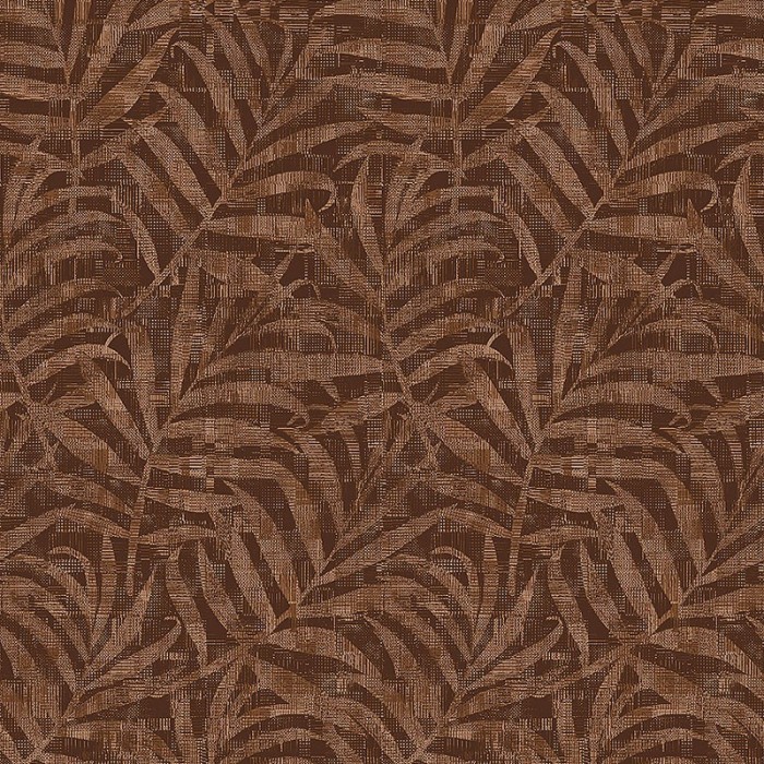 Borastapeter|Papel pintado hojas palmera otoñal marrón rojizo brillo|Papel Pintado