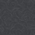 Borastapeter|Wallpaper midnight blue silver modern swirls|Wallpaper