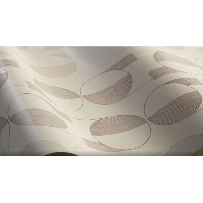 Borastapeter|Tapete metallisch gold beige Kreise|Tapeten