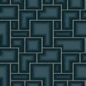 Borastapeter|Papel pintado geométrico moderno azul petróleo plateado|Papel Pintado Borastapeter|Papel pintado geométrico moderno azul petróleo plateado|Papel Pintado