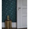 Borastapeter|Wallpaper silver petrol blue modern geometric|Wallpaper
