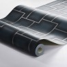 Borastapeter|Wallpaper silver petrol blue modern geometric|Wallpaper