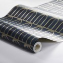 Borastapeter|Tapete modern venezianische Jalousien blau gold|Tapeten