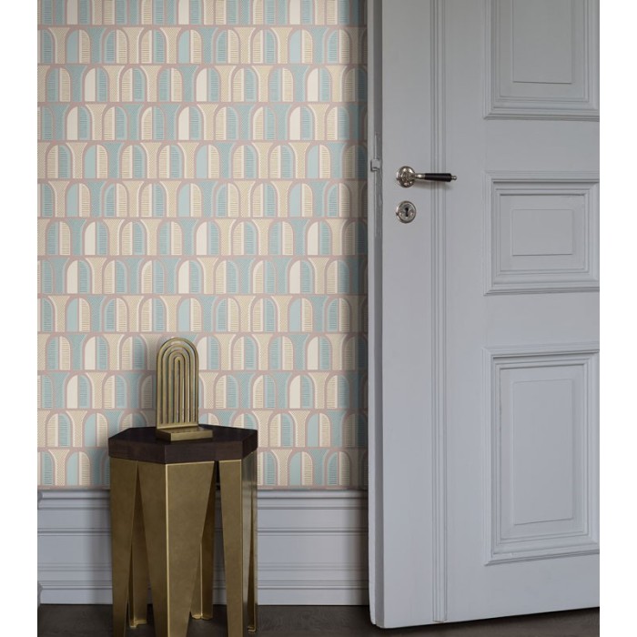 Borastapeter|Papier peint persiennes vénitiennes vert olive bordeaux|Papier Peint