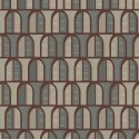 Borastapeter|Papier peint rétro vintage moderne bleu rose beige|Papier Peint