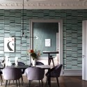 Borastapeter|Tapete modern geometrisch grün schwarz|Tapeten
