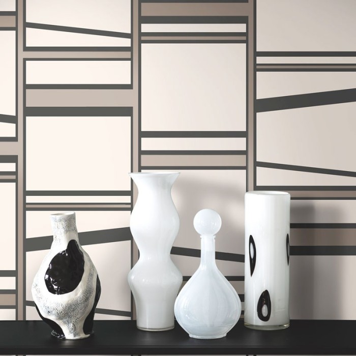 Borastapeter|Papier peint moderne beige doré noir|Papier Peint