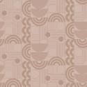 Borastapeter|Papier peint rétro cosmopolite rose nacré|Papier Peint